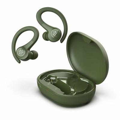 JLab Go Air Sport Hoofdtelefoon Bluetooth, True Wireless oordopjes, bluetooth draadloze koptelefoon - Running Oortelefoon, IP55 Zweetbestendig, 32+ Uur Speeltijd - In Ear Hoofdtelefoon, groen