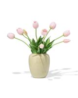 HEMA Vaas 15cm keramiek spikkels groen (groen) - thumbnail