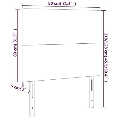 Hoofdborden 2 st 80x5x78/88 cm fluweel donkerblauw Hoofdborden 2 st 80x5x78/88 cm fluweel donkerblauw