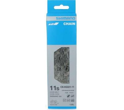 Shimano Ketting 11 speed hg601 105 race/mtb/e-bike met quick link - 138 schakels