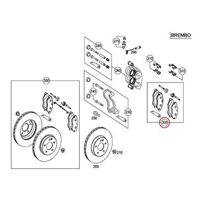 Remblokkenset, schijfrem 0252919220 Remblokkenset, schijfrem 0252919220