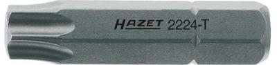 HAZET Bit 2224-T50 · 5/16 inch (8 mm) zeskant massief · Binnen-TORX®-profiel · SW T50 HAZET Bit 2224-T50 · 5/16 inch (8 mm) zeskant massief · Binnen-TORX®-profiel · SW T50