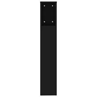 Hoofdbordkast 200x18,5x104,5 cm zwart - thumbnail