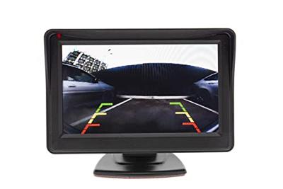 Technaxx TX-170 Draadloos achteruitrijcamerasysteem Automatische dag/nachtomschakeling, Parkeersensoren, Kantelbaar, Extra IR-verlichting Nummerplaathouder,