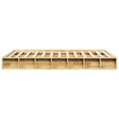 Bedframe zonder matras 120x200 cm massief hout eiken