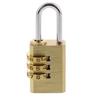 Burg Wächter 2851 Hangslot 22.50 mm Messing Cijferslot - thumbnail
