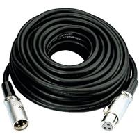 Monacor MEC-1000/SW XLR Kabel [1x XLR-stekker - 1x XLR-bus] 10 m Zwart - thumbnail
