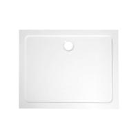 Douchebak Marmer Sapho Aqualine 100x80x3 cm Rechthoek Wit Sapho - thumbnail