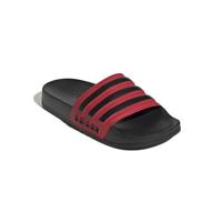 adidas Adilette Shower Slippers Kids Zwart Rood - thumbnail