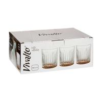 Glas Vivalto Exotic Bruin Kristal 330 ml (6 Stuks) - thumbnail
