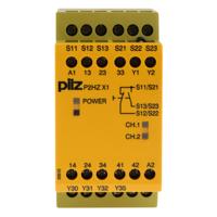 PILZ P2HZ X1 24VDC 3n/o 1n/c Veiligheidsschakelapparaat Voedingsspanning (num): 24 V/DC 3x NO, 1x NC (b x h x d) 45 x 87 x 121 mm 1 stuk(s) - thumbnail