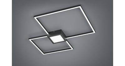 Trio Hydra plafonnière antraciet