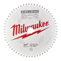 Milwaukee Cirkelzaagblad voor Hout | Ø 254mm Asgat 30mm 60T - 4932471320 - thumbnail