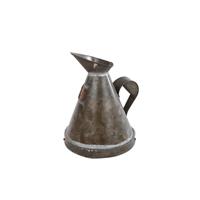Schenkkan Jug S antiek zwart metaal 1ltr 15x17x22cm - thumbnail