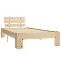 Bedframe massief grenenhout 100x200 cm - thumbnail