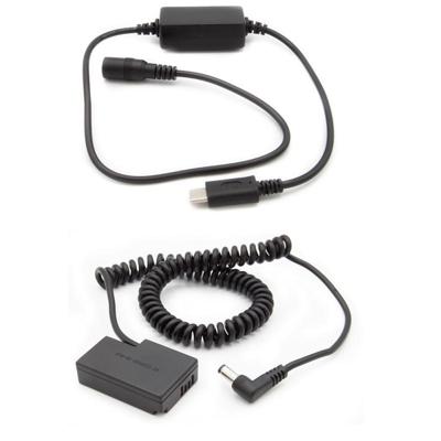 Dummy accu USB-C adapterset DR-E18 voor o.a. Canon EOS 750D, EOS 760D, EOS 800D, EOS R8, EOS R100