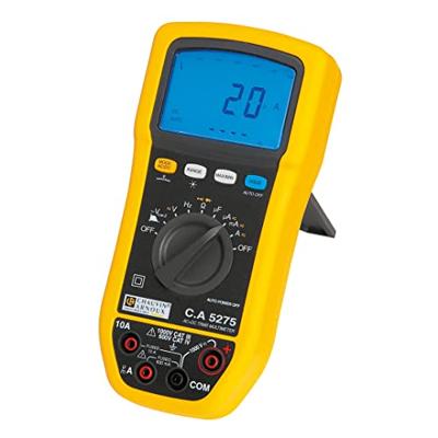 Chauvin Arnoux C.A 5275 Multimeter Digitaal Spatdicht (IP54) CAT III 1000 V, CAT IV 600 V Weergave (counts): 6000