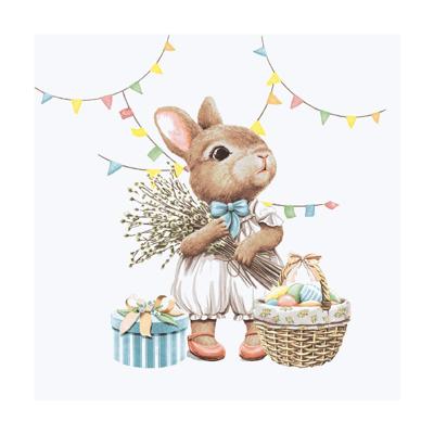 Duni Servetten Bunny Joy 24cm