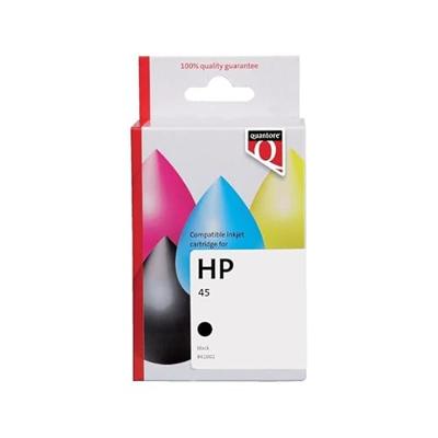 Inktcartridge Quantore alternatief tbv HP 51645A 45 zwart