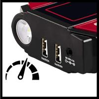 Einhell Snelstartsysteem CE-JS 12 1091521 Starthulpstroom: 200 A 2x USB-contact, Laadtoestandweergave - thumbnail