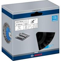 Bosch Accessoires Kegelborstel 100 mm, 0,5 mm, 12500 U/ min, 12 mm, 14 1st - 2608622011 - thumbnail