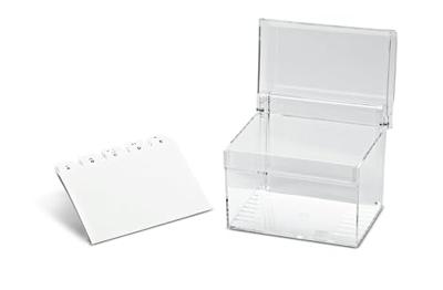Kaartenbak Maul met index DIN A6 acryl