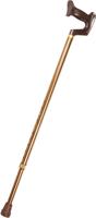 Wandelstok aluminium mahonie - thumbnail