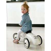 Nijntje Retro Loopauto Wit/Zwart - thumbnail