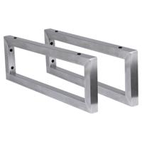 Ophangbeugel Differnz 2.5x44x15 cm RVS - thumbnail