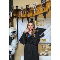 Gouden franje slinger metallic (6m) - thumbnail