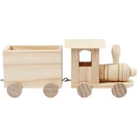 Creativ Company Houten trein met wagon - thumbnail