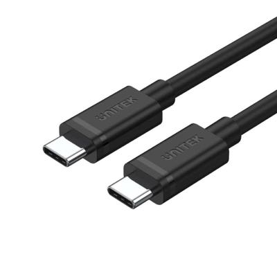 UNITEK Y-C477BK01-2M USB-kabel USB 3.2 Gen 1 (3.1 Gen 1) USB C Zwart