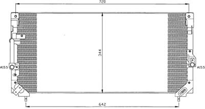 Condensor, airconditioning 35423