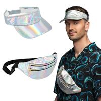 Boland Accessoiresset holo festival zilver - thumbnail
