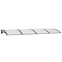 VidaXL Deurluifel 350x100 cm polycarbonaat zwart - thumbnail