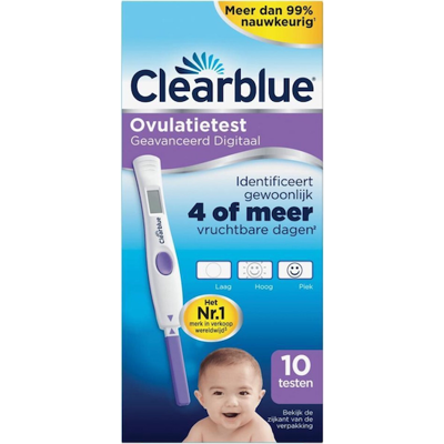 Clearblue Advanced Ovulatietest 10 Clearblue Advanced Ovulatietest 10