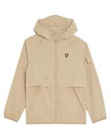 Lyle & Scott zomerjas jongens - Stone beige - capuchon - thumbnail