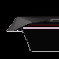 Senz Large Stick Stormparaplu - thumbnail