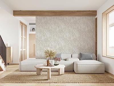 Novamur Jackie Behang met vintage vervaagde ornamenten print - 6830-30