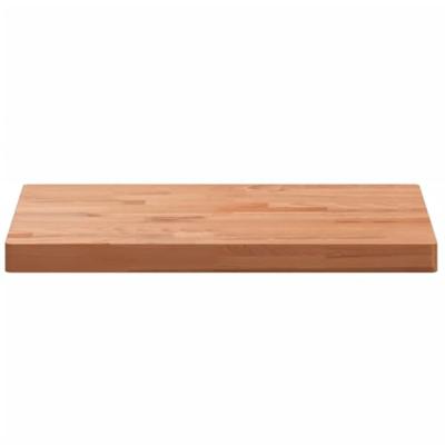 Wastafelblad 60x40x4 cm massief beukenhout - thumbnail
