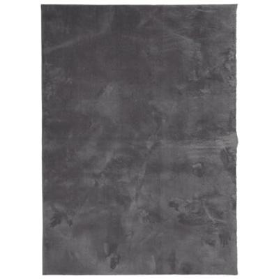 VidaXL Vloerkleed huarte laagpolig zacht wasbaar 160x230 cm antraciet