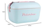 Polarbox Koelbox met Schouderband - Lichtblauw - 12 liter - thumbnail