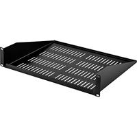 Renkforce RF-3432144 19 inch Apparaatbodem voor patchkast 2 HE Geschikt voor kastdiepte: vanaf 400 mm Zwart - thumbnail