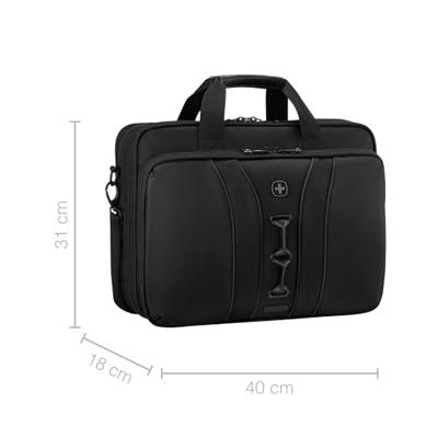 Wenger Legacy Black Series Laptoptas Geschikt voor max. (laptop): 40,6 cm (16) Zwart