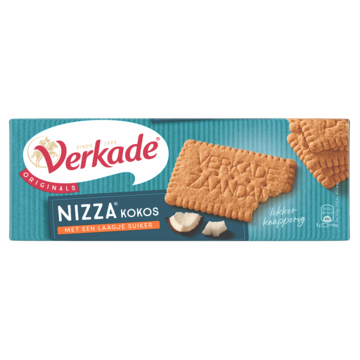 Verkade Nizza koekjes kokos, pak van 240 gram
