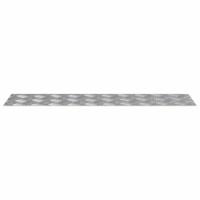 VidaXL Trap tread rechthoekig 4 pcs zilver 80 x 20 cm aluminium - thumbnail