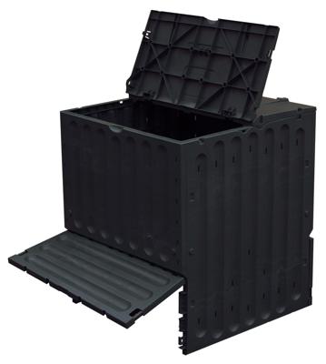 Compostvat eco king 400 liter zwart