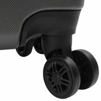 VidaXL Koffer met slot 3 pcs donkergrijs 50 x 31 x 78 cm abs kunststof - thumbnail