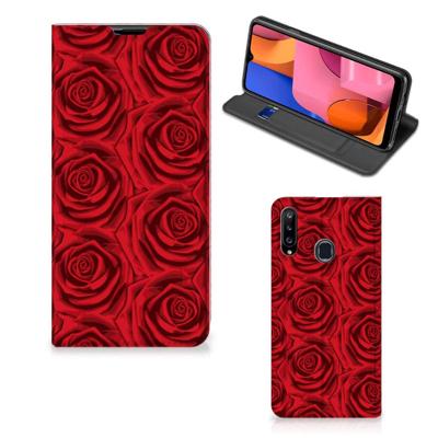 Samsung Galaxy A20s Smart Cover Red Roses Samsung Galaxy A20s Smart Cover Red Roses
