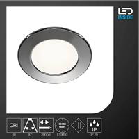 SLV 112222 DL 126 LED-inbouwlamp LED LED vast ingebouwd 3 W Chroom - thumbnail